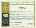 Certificate API 5CT