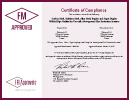 FM  Approval Certificate